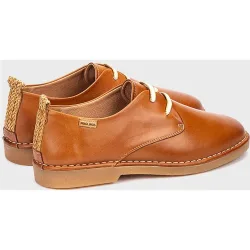Zapatos de cordones de mujer de piel con plantilla extraíble