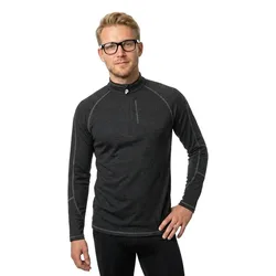 T-shirt à Manches Longues Avec Demi-zip Prtlouisiana True Black 2XL