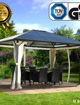 Alu-Pavillon SUMMERDREAM 3x4m beige - BRAST - FashionsVida