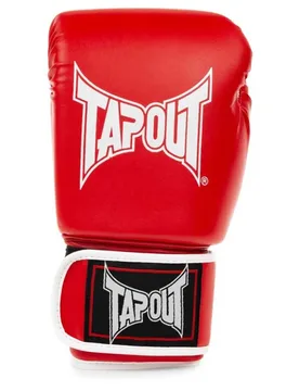 Gants De Boxe En Cuir Synthétique Colton Red / White 10 oz - TapouT - FashionsVida