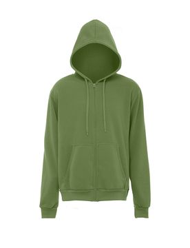 MO Sudadera con cremallera oliva