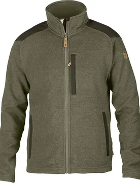 Buck Fleece Herren Midlayer, grün M - Fjällräven - FashionsVida
