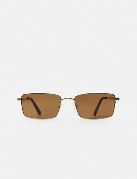 Metallic Sunglasses (Size: ) - Pull&bear - FashionsVida