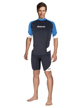 Rash Guard Manches Courtes Rash Guard Trilastic Black / Blue / White 2XL