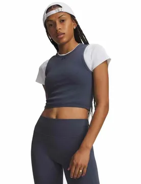 T-shirt Sans Manches Seamless Cotton Gray / Academy L