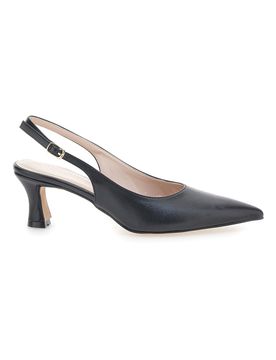 Décolleté Slingback Nere a Punta 3793/R 36