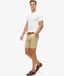 Superdry Herren Stretch-chinoshorts Beige - Größe: 34