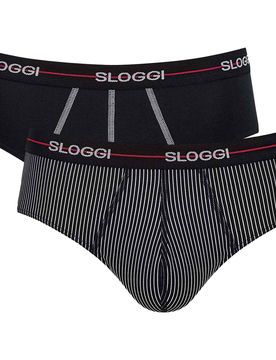 SLOGGI Braga rojo / negro / blanco
