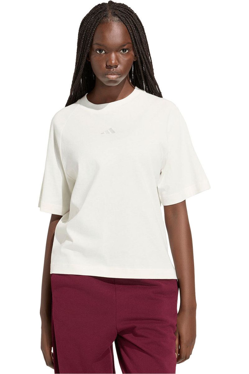Kit small logo camiseta manga corta mujer Blanco (S)