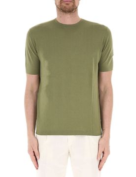 T-shirt girocollo VERDE OLIVA L