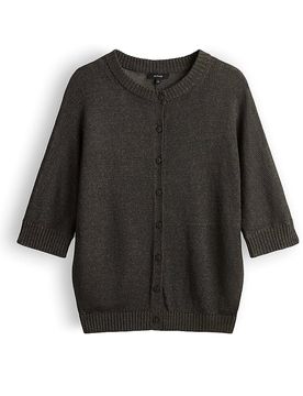 Strickjacke DATINA dunkelgrün 38 damen