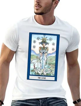 The Star Tarot Card T-Shirt cotton t shirts man 100% anime t shirts for man anime tshirt T-shirt - Aliexpress - FashionsVida