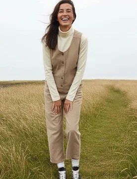 Women's Corduroy Jumpsuit - - Size: 14 - Rapanui - FashionsVida