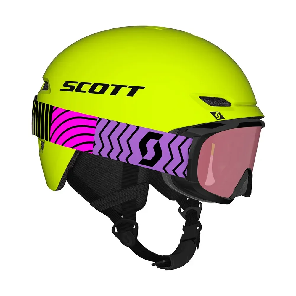 Casque Junior Avec Visière Keeper 2+witty Neon Yellow 8 Années unisex - Scott - FashionsVida