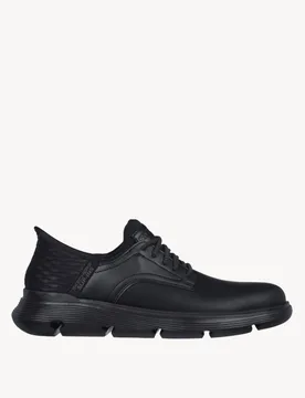 Garza Gervin Leather Slip-ins Trainers Black male - Skechers - FashionsVida