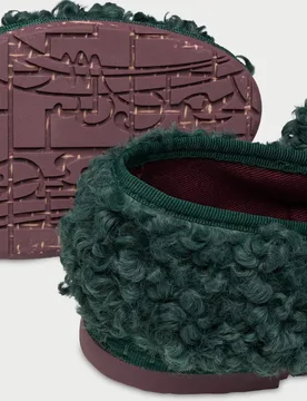 Merceditas de mujer en terciopelo mafalda sherpy - Flabelus - FashionsVida
