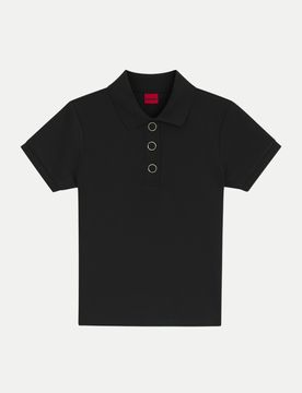 HUGO Poloshirt Dereyel Schwarz M