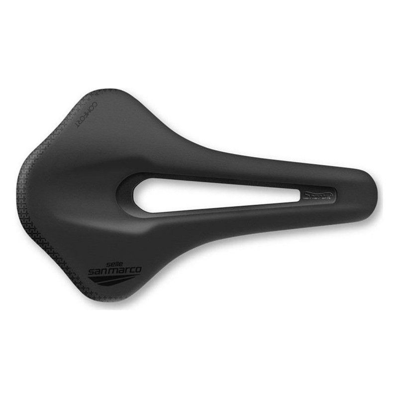 Sella bici Aspide Short Open-Fit Comfort Dynamic Wide Manganese