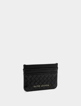 Personalised Faux Leather Cardholder Black female - Katie Loxton - FashionsVida