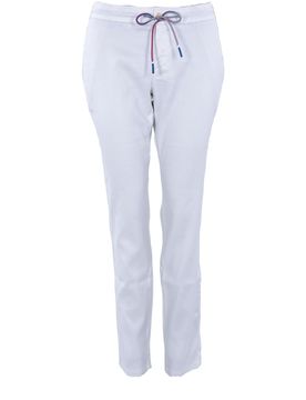 Hose Clara-Linen Twill, weiss 44