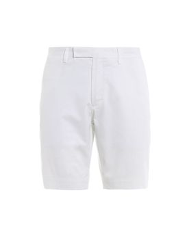 Pantaloni corti in cotone stretch blu