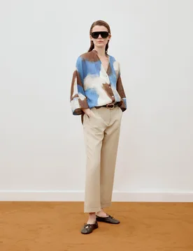 Blusón de mujer estampado geométrico - Woman Limited El Corte Inglés - FashionsVida