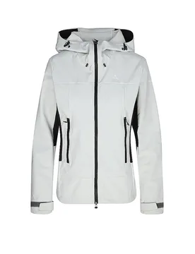 SCHÖFFEL Damen Softshelljacke Blaueis Hoodie weiss 34 W - Schöffel - FashionsVida