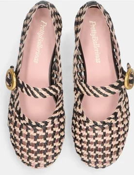 Bailarinas Georgia en napa entrelazada - Pretty Ballerinas - FashionsVida