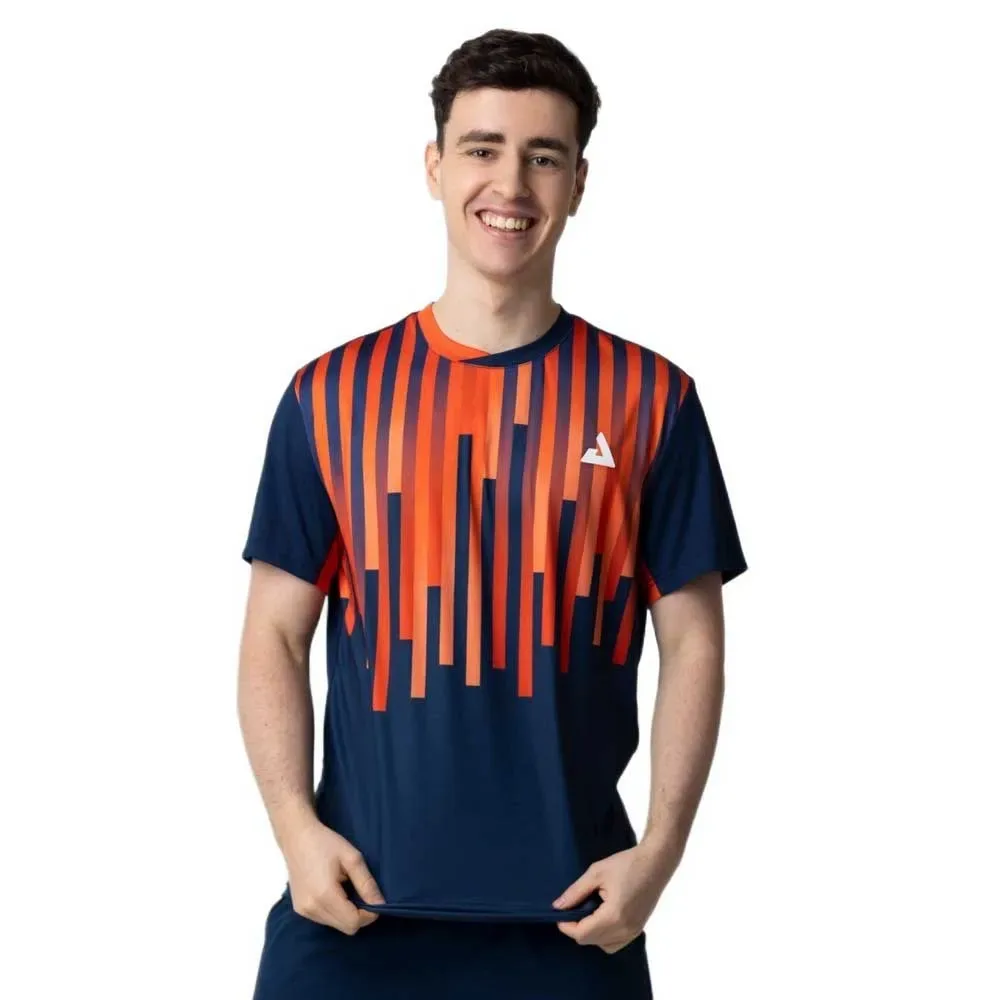 Competition 25 Short Sleeve T-shirt Navy Blue / Orange M - JOOLA - FashionsVida