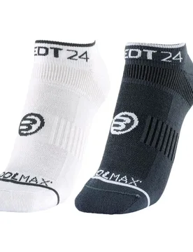 Bp24prw Short Socks 2 Pairs Shadow Blue / White UK 5-7 - Bullpadel - FashionsVida