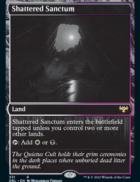 Shattered Sanctum (foil) Innistrad: Double Feature - Magic: The Gathering - FashionsVida