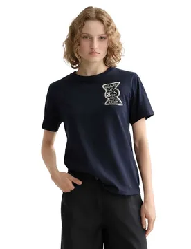 T-shirt à Manches Courtes Chest Artwork Regular Fit Sky Captain S