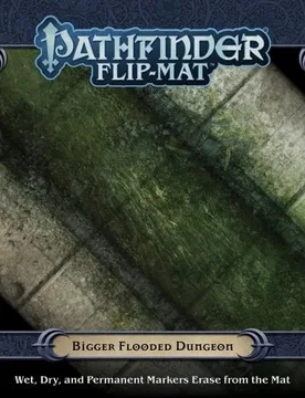 Pathfinder Flip-Mat: Bigger Flooded Dungeon - Paizo Publishing - FashionsVida