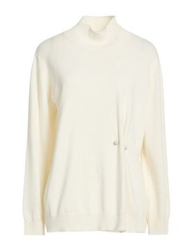 Rollkragenpullover Damen Elfenbein 38 Damen