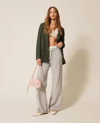 Pantalon en maille avec cordon de serrage