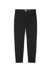 Denim Trousers, Mid Waist, Tapered female