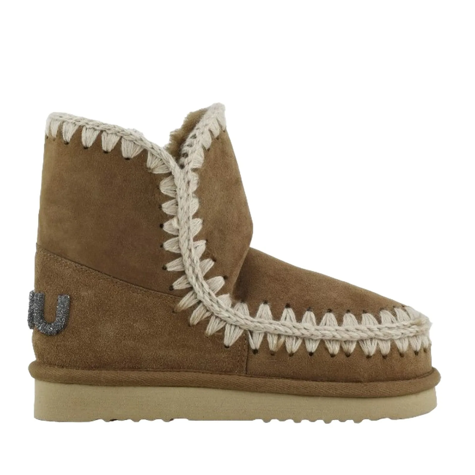 Stivali donna - eskimo 18 glitter logo - marrone - Mou - FashionsVida