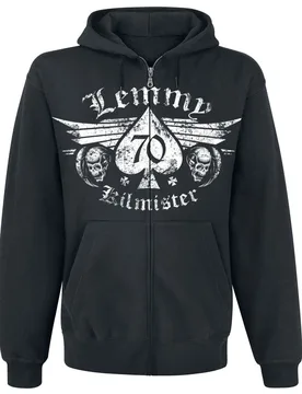 Kapuzenjacke - Lemmy - Forever - S bis M - für Männer - Größe S - schwarz - EMP exklusives Merchandise! - Männer - male - Motörhead - FashionsVida