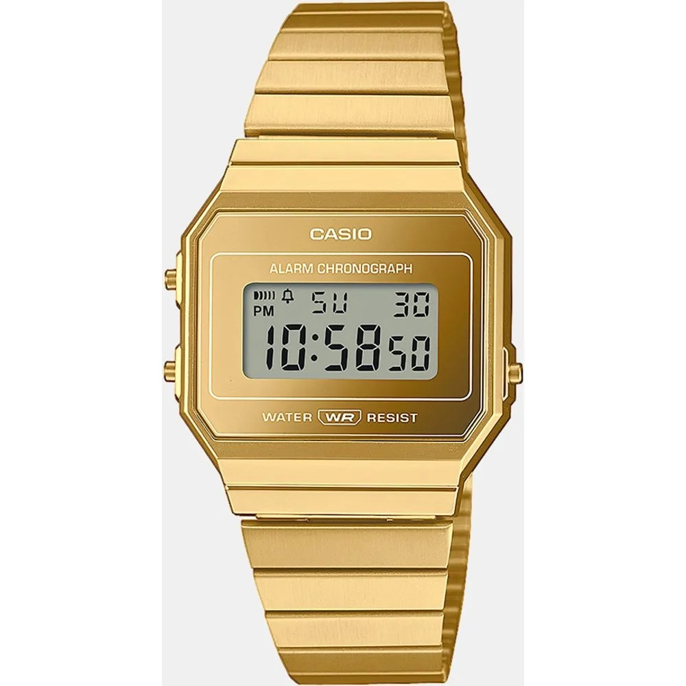 Reloj de mujer Vintage A700WEVG-9AEF Digital de acero dorado - Casio - FashionsVida