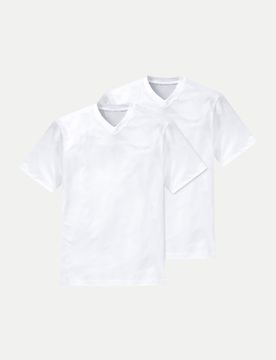 T-Shirt 2er-Pack Weiß XXL