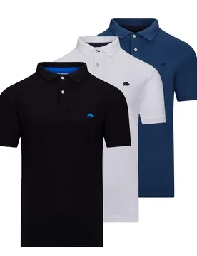 Multipack Classic Mens Polo - Raging Bull - FashionsVida