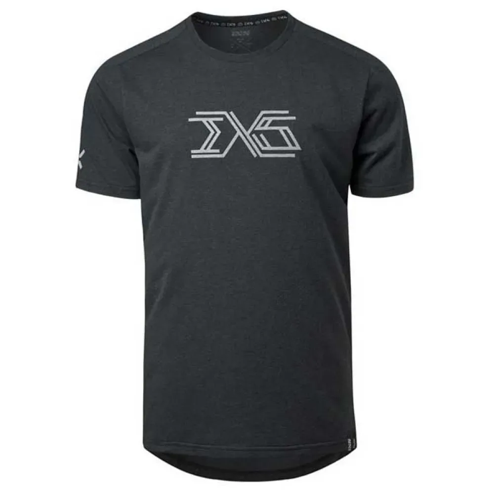 Maglietta A Maniche Corte Flow 1.1 Tech Black - iXS - FashionsVida