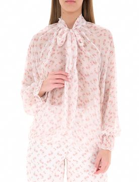 Blusa misto seta ROSA CHIARO M