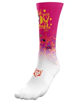 Calzini Hello Kitty Sparkle Fucsia / Yellow EU 35-39 - OTSO - FashionsVida