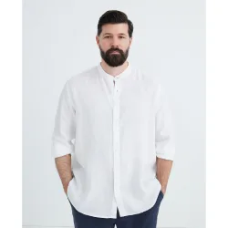 Camisa de hombre 100% lino tallas grandes sport