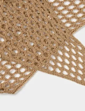 Pañuelo de mujer de red con conchas - Brownie - FashionsVida