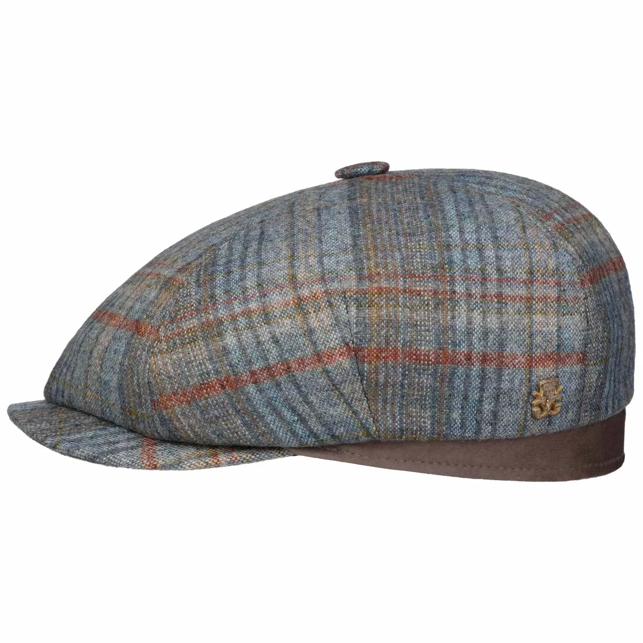 Emil Check Flat Cap Zechbauer by - blue - Size: 60 cm - Mayser - FashionsVida