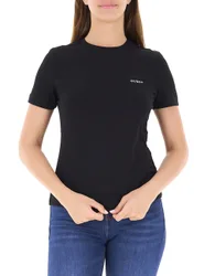 Guess T-shirt misto modal NERO S