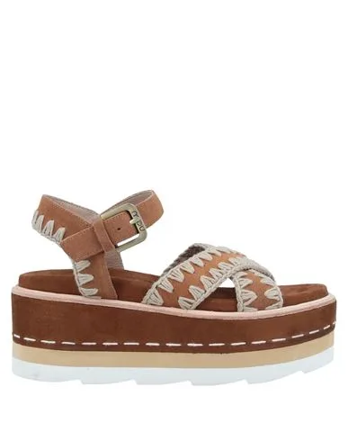 Sandalias Mujer Marrón 37,40 Mujer - Mou - FashionsVida