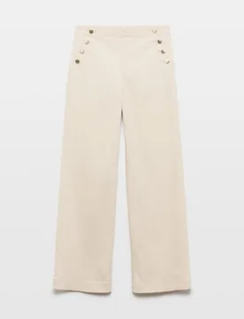 Pantalón de mujer con botones - Woman El Corte Inglés - FashionsVida